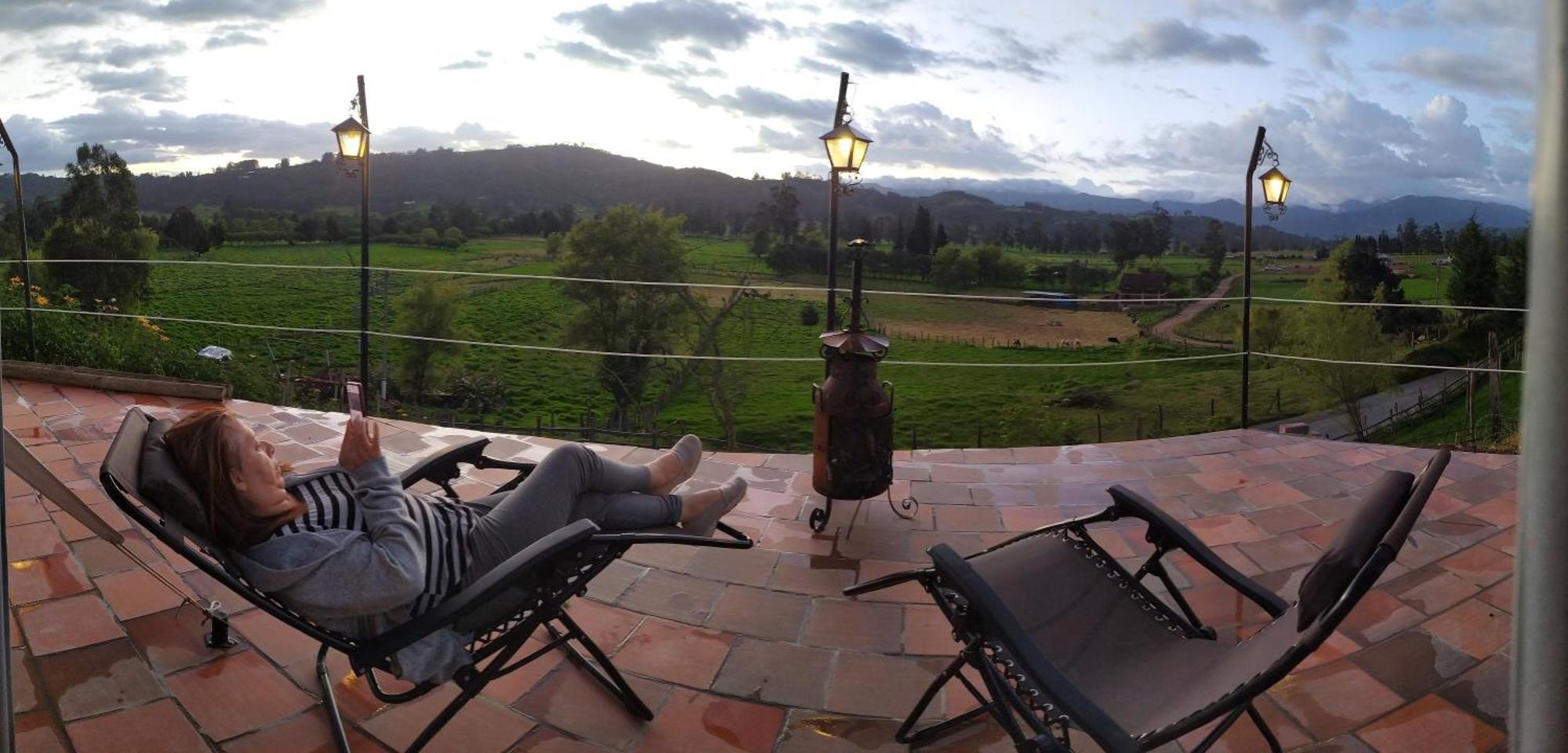 & Glamping De Ruana Por Boyaca Chalet